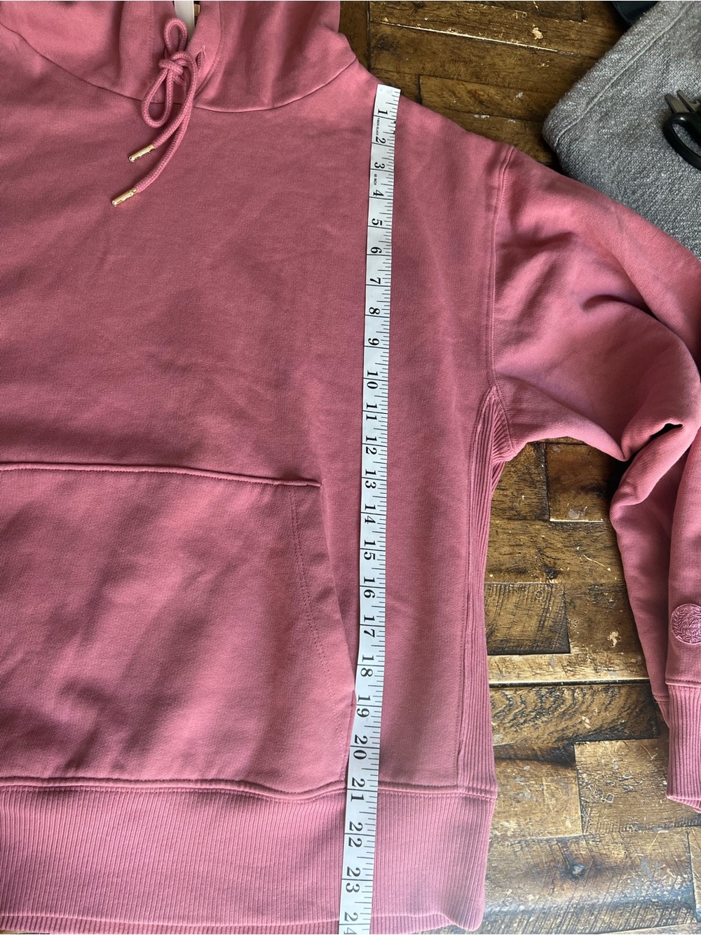 PINK Victoria's Secret Dusty Rose Pullover Hoodie - Picture 6 of 7